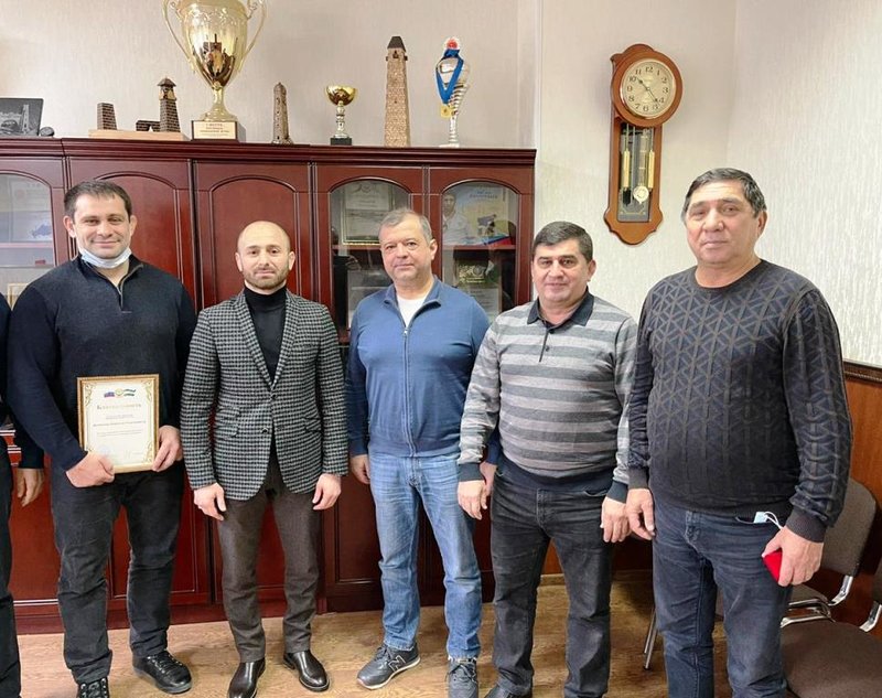 Делегация федерации дзюдо