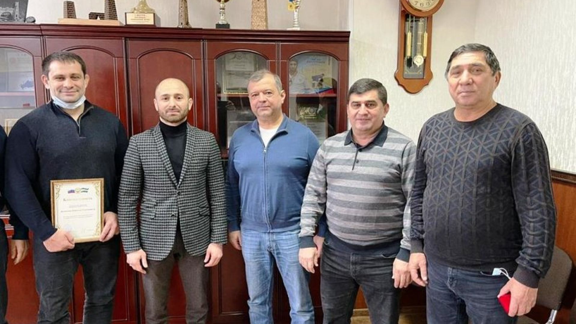 Делегация федерации дзюдо